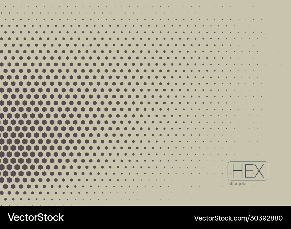 Abstract Hexagon Wave Pattern vector image
