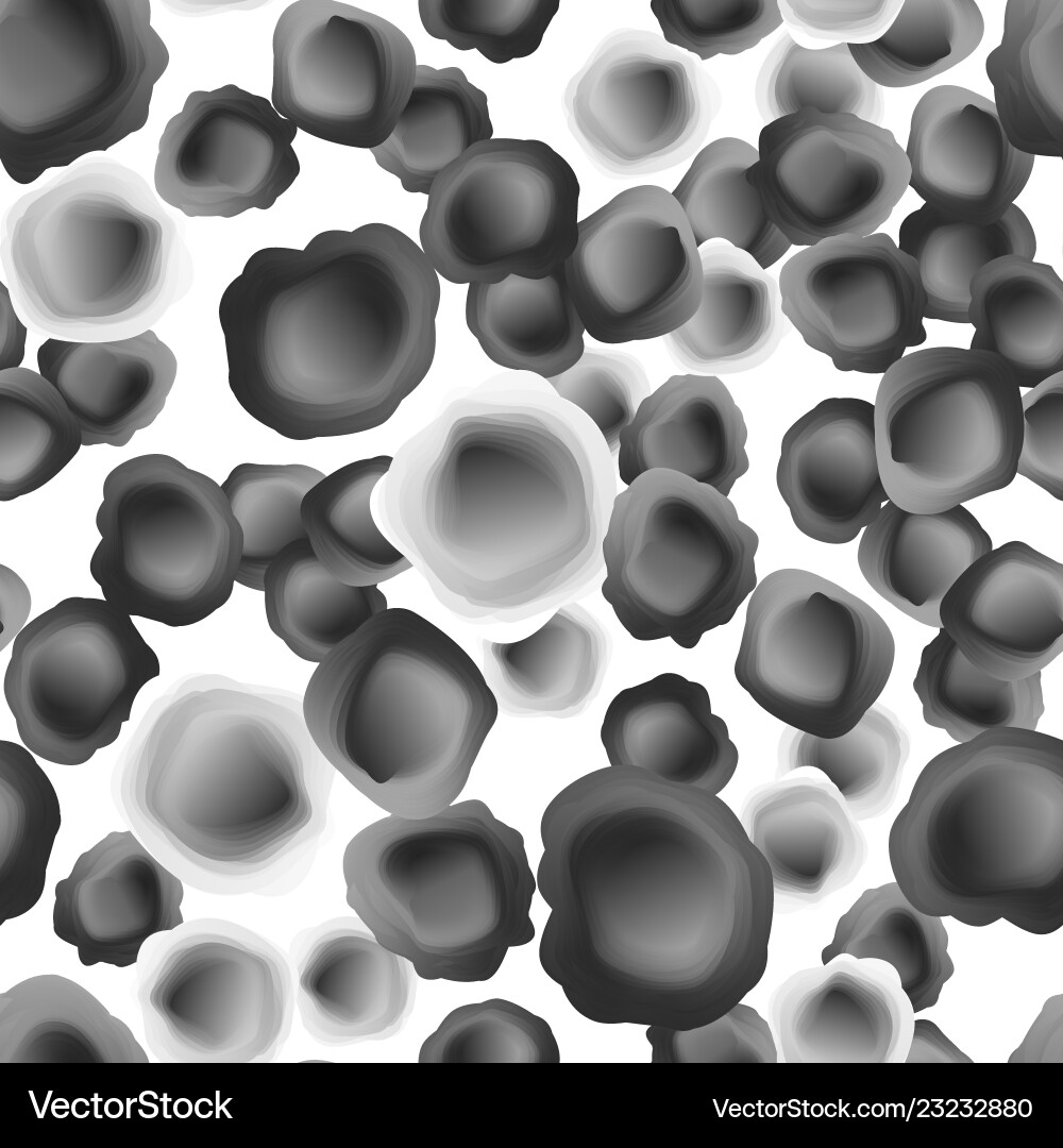 Fluid Dark Shapes Pattern vector image