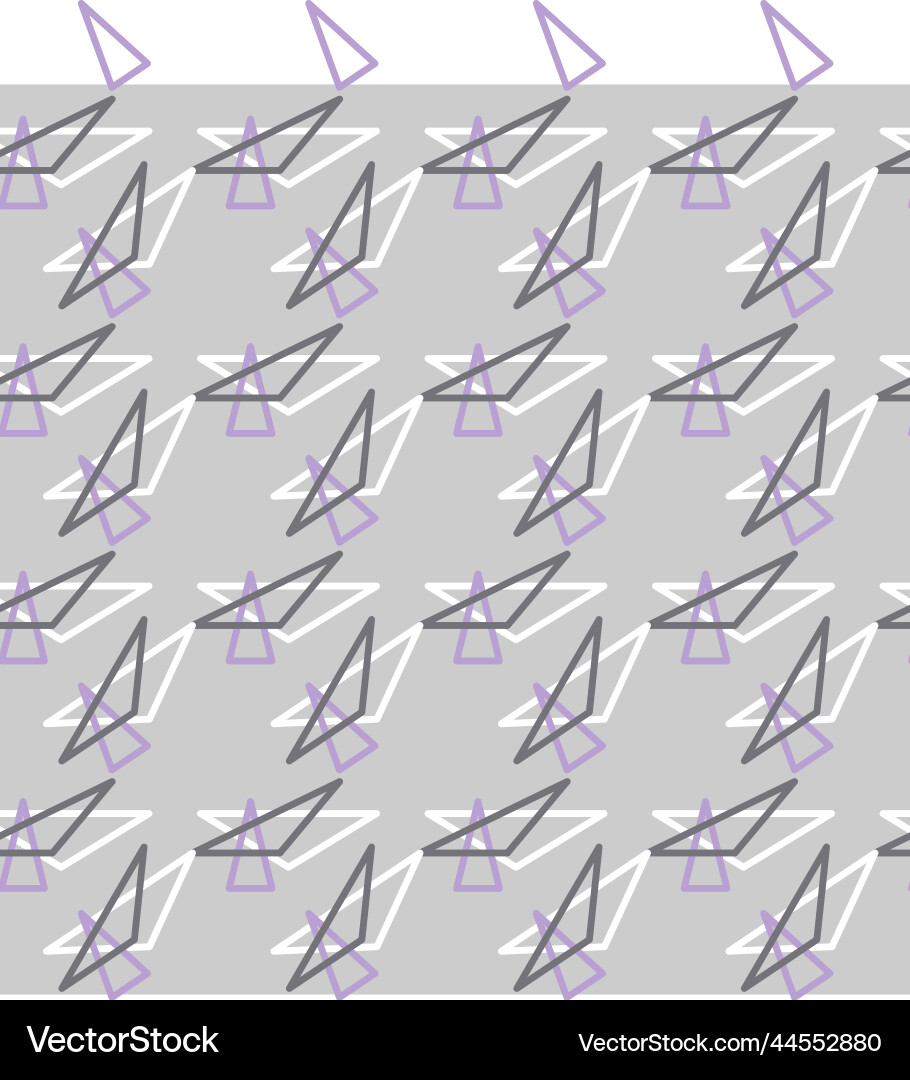 Geometric decorative elements with sharp corners Vector Image