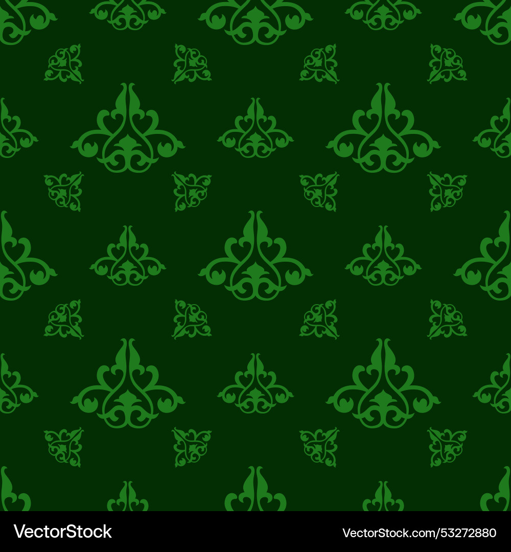 Seamless green pattern patterns Seamless green pattern patterns vector image