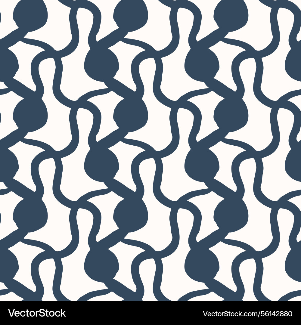 Seamless pattern with a simple abstract drawing Seamless pattern with a simple abstract drawing vector image