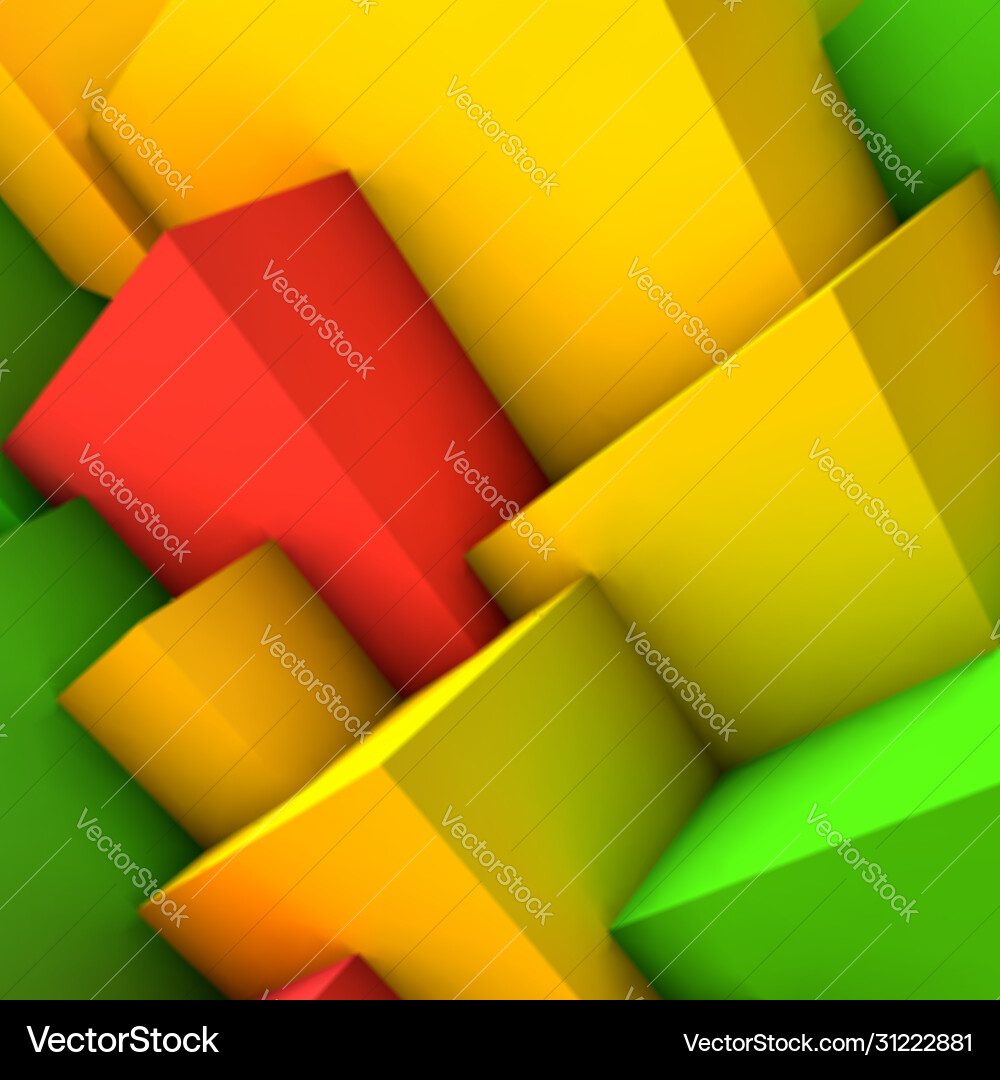 Abstract background with colorful cubes Abstract background with colorful cubes vector image
