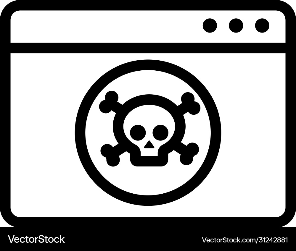 Hacking information folder hackers icon Hacking information folder hackers icon vector image