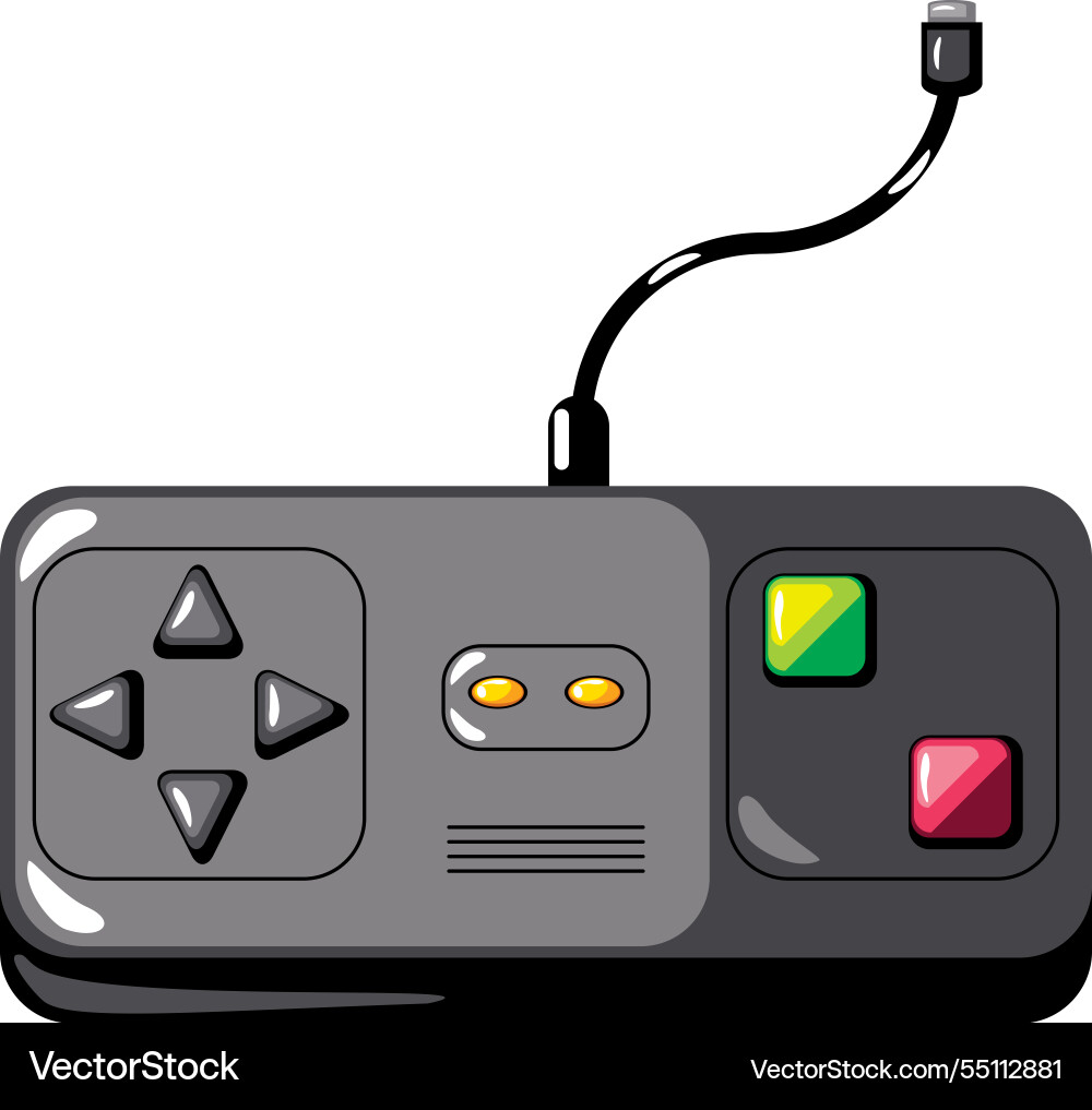 Video game control buttons Vector Image