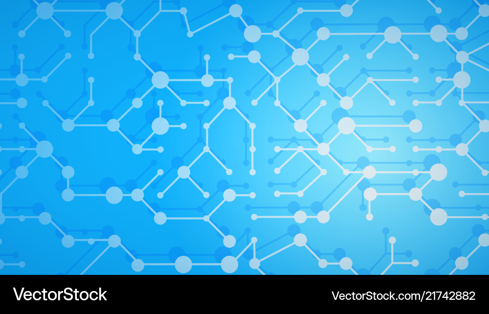 Abstract background of connecting lines and dots Abstract background of connecting lines and dots Vector Image