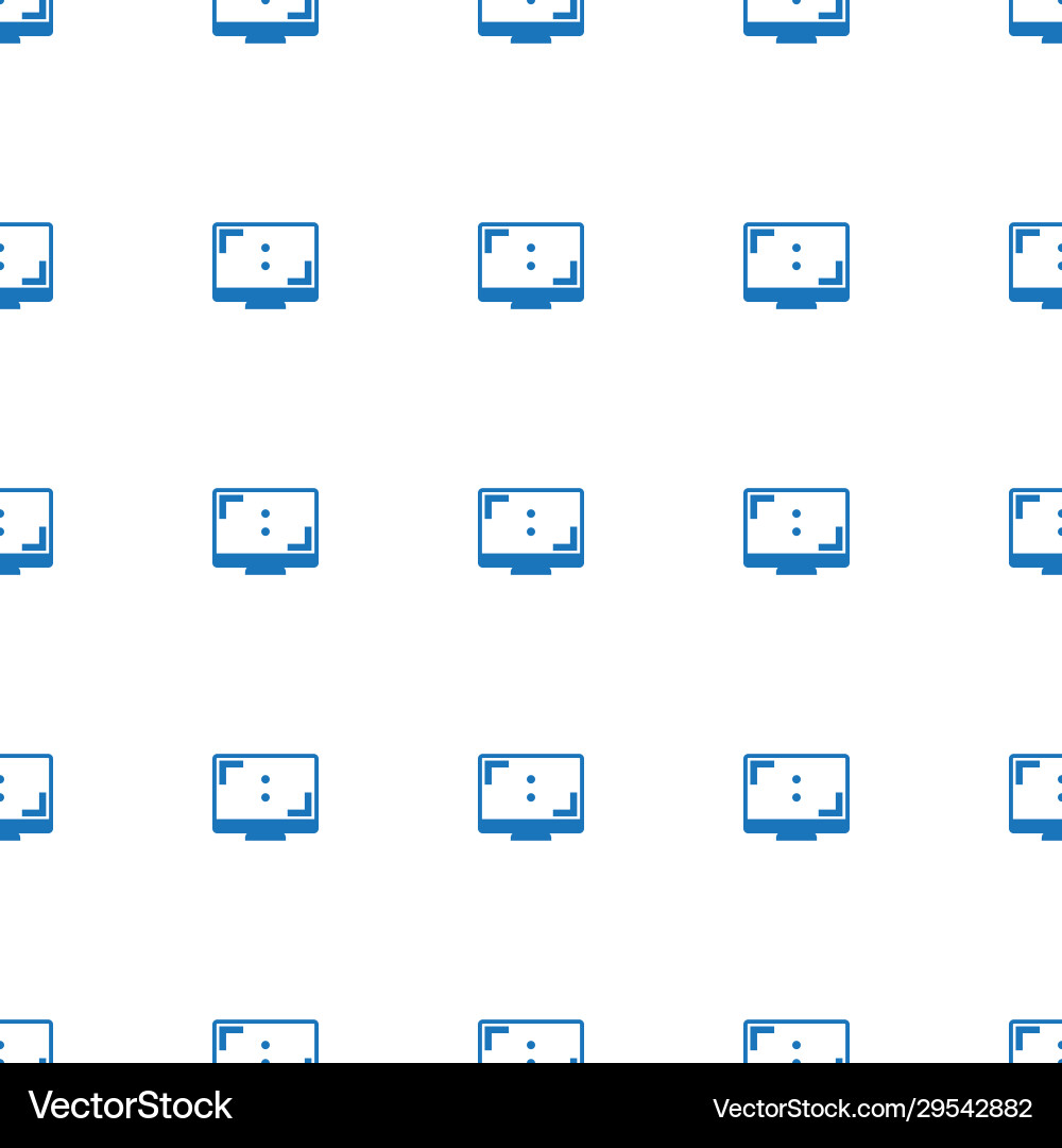 Aspect ratio icon pattern seamless isolated vector image