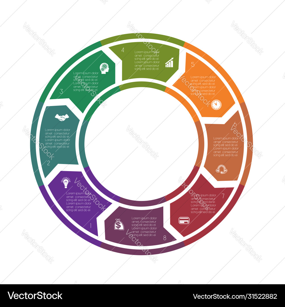 Business template infographic for success project Business template infographic for success project vector image