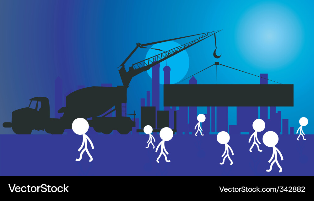 Crane Vector Image