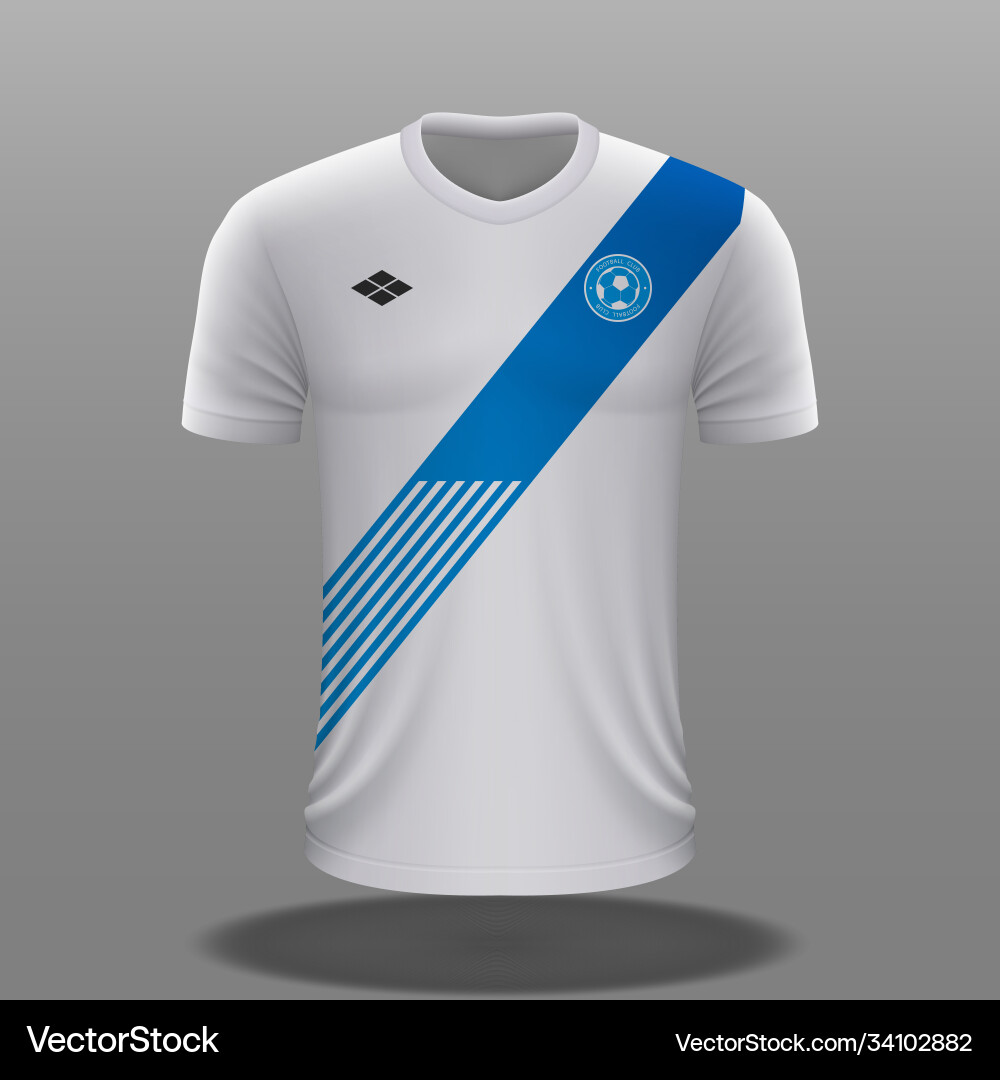 Greece Away Soccer Shirt 2020 Vector Image