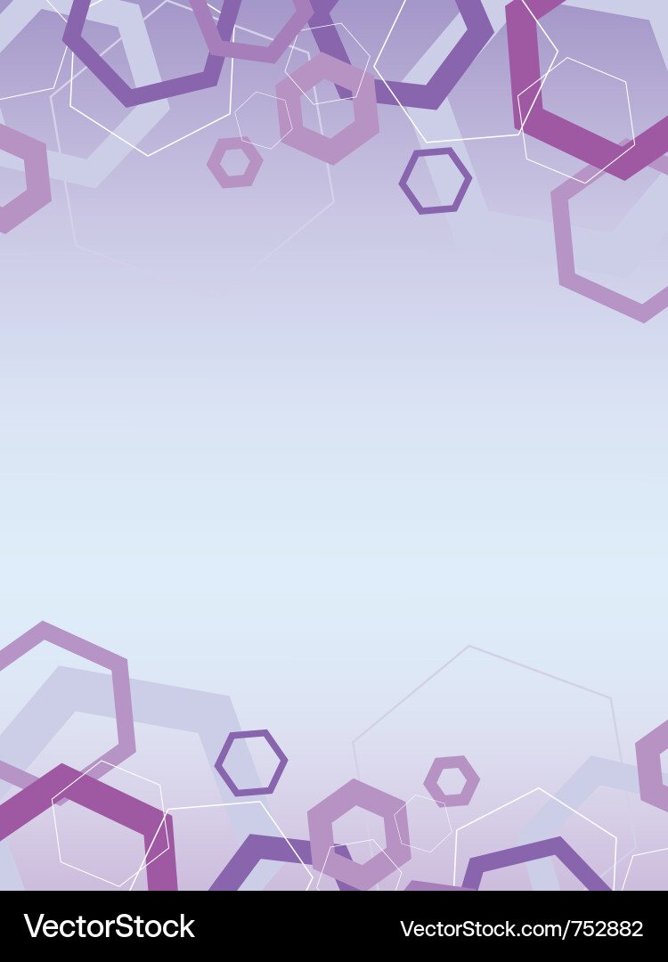 Hexagon Tech Pattern Background vector image