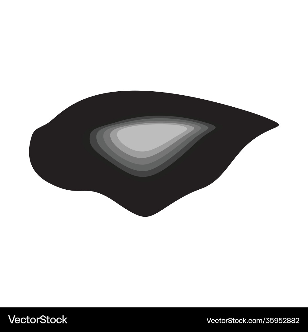 Minimal abstract shape isolated geometric object Minimal abstract shape isolated geometric object vector image