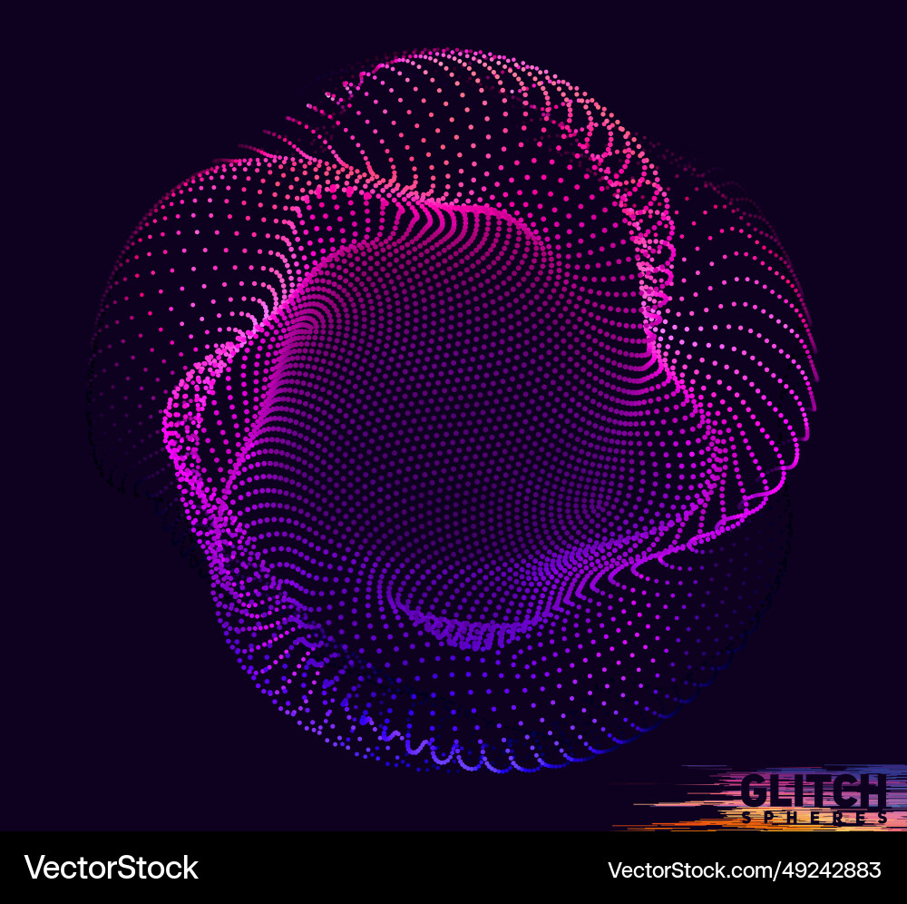 Abstract colorful mesh on dark background Abstract colorful mesh on dark background vector image