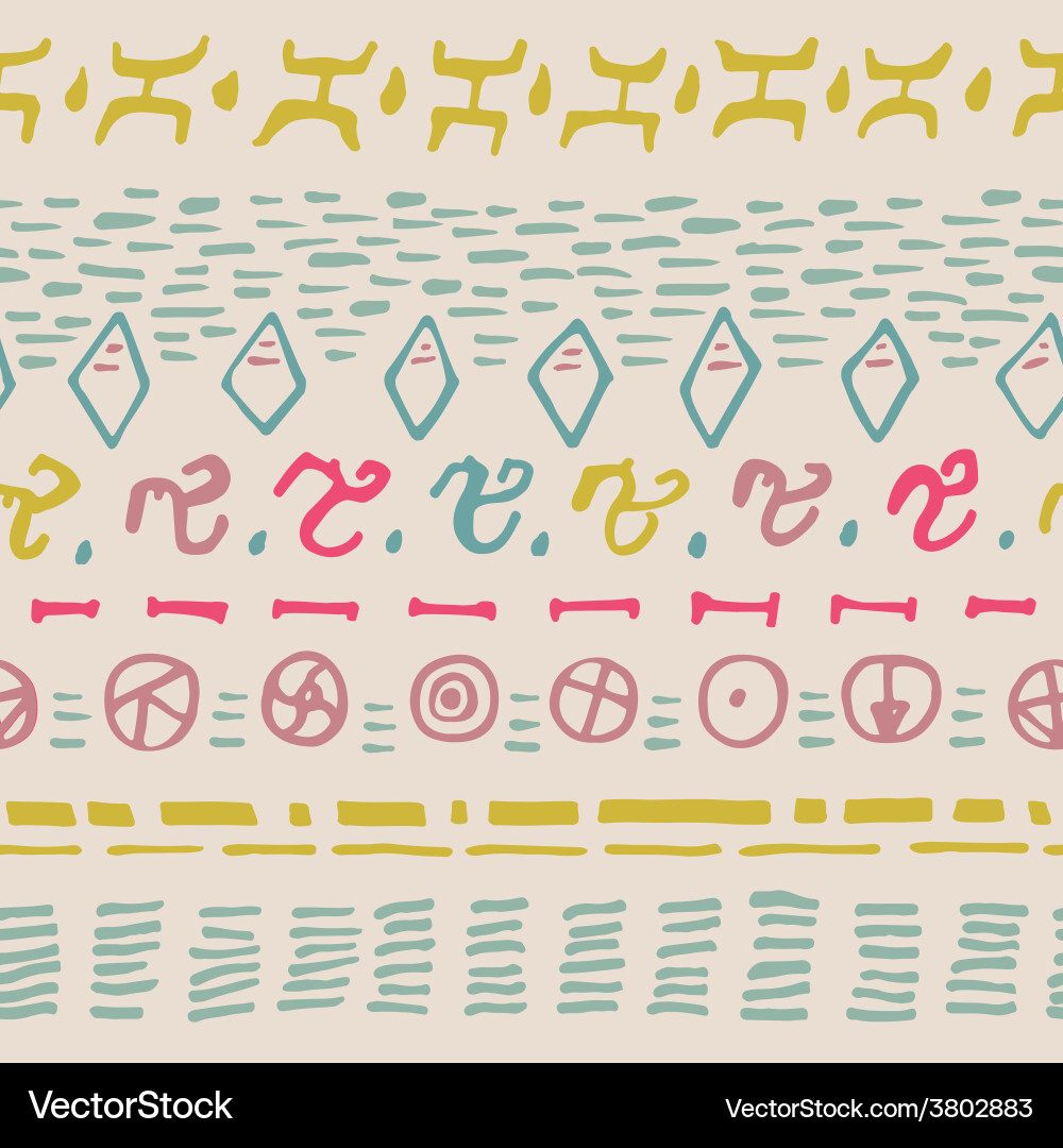 Abstract horizontal seamless pattern background vector image
