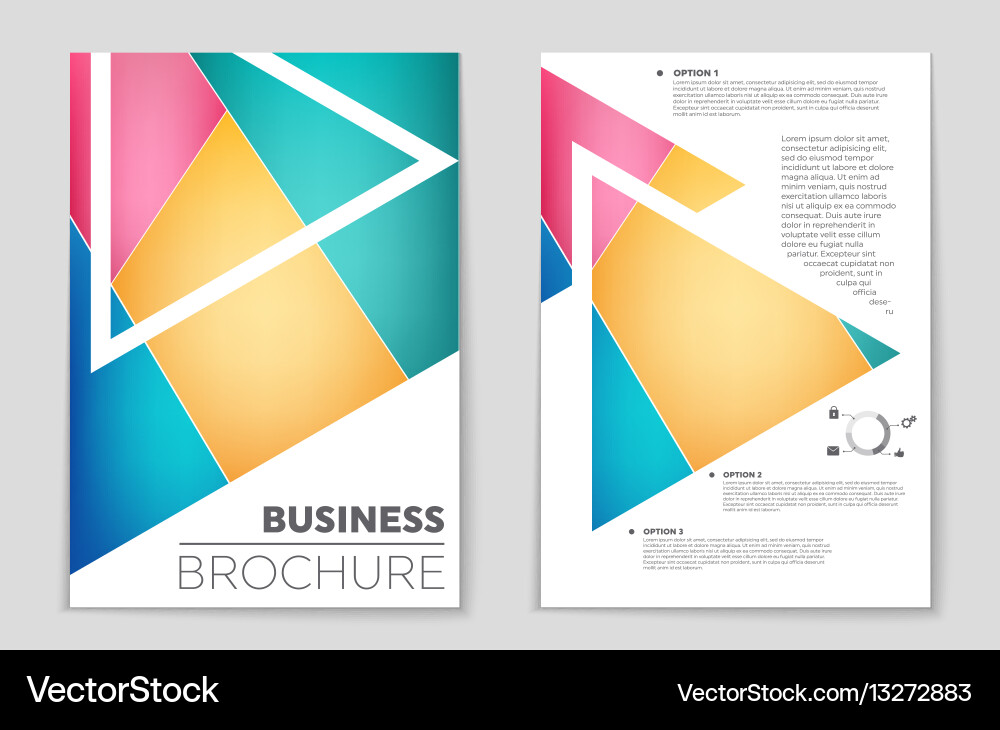 Abstract layout background set for art vector image