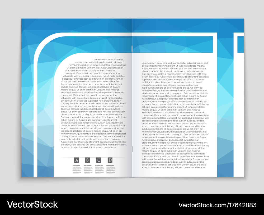 Abstract layout background set for art Vector Image