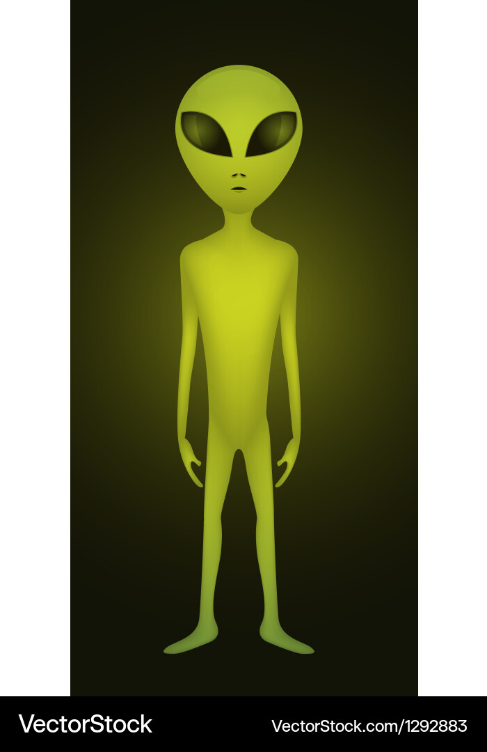 Cartoon Alien Creature Vector Image