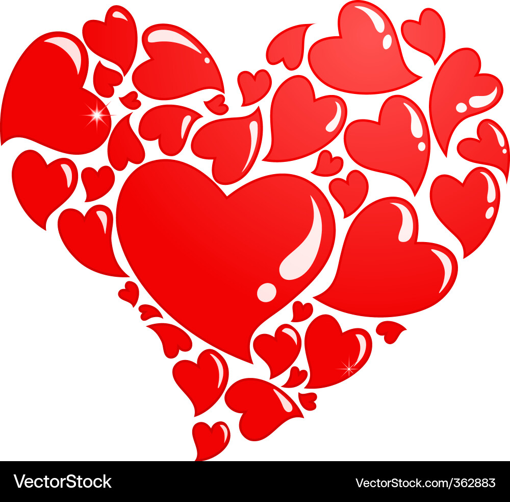 Love Heart Royalty Free Vector Image Vectorstock Love Heart Royalty Free Vector Image Vectorstock