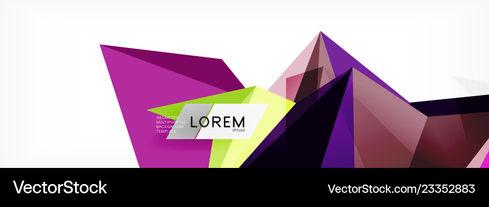 Science background abstract triangle pattern Science background abstract triangle pattern vector image