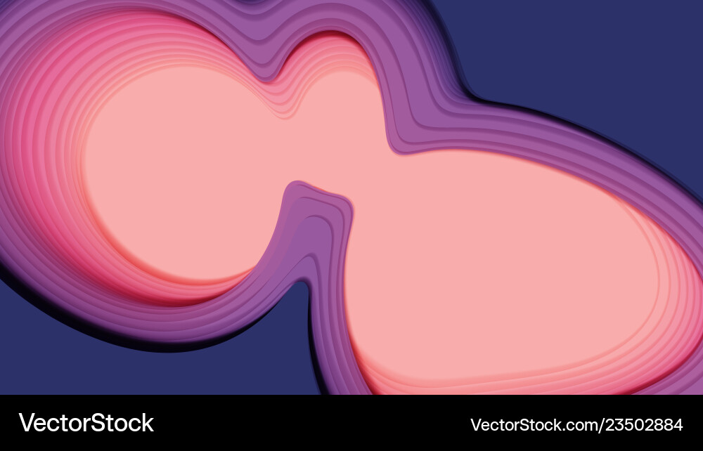 3d abstract background with paper cut shape 3d abstract background with paper cut shape vector image