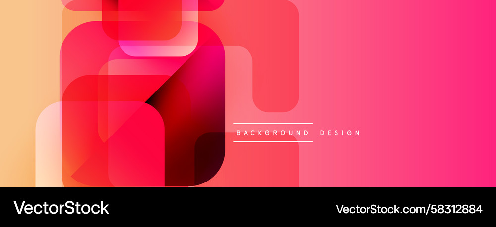 Abstract geometric shapes overlap creating Abstract geometric shapes overlap creating Vector Image