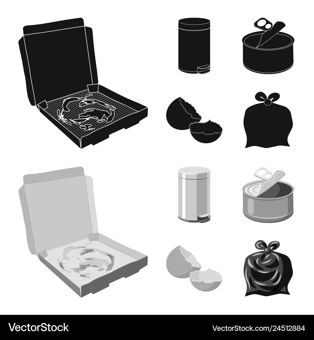 Isolated object of dump and sort logo collection Isolated object of dump and sort logo collection vector image