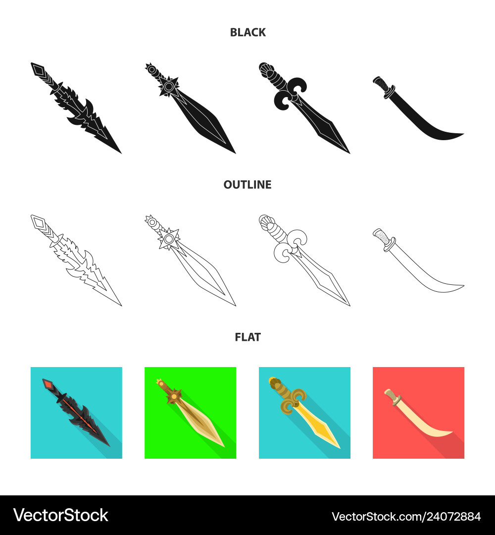 Isolated object of game and armor sign set Isolated object of game and armor sign set vector image