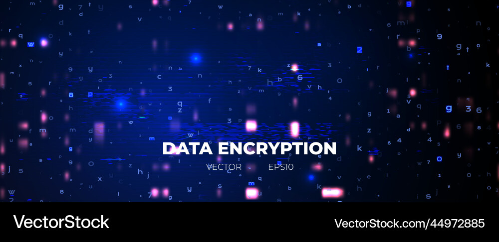 Abstract big data visualization futuristic Abstract big data visualization futuristic vector image
