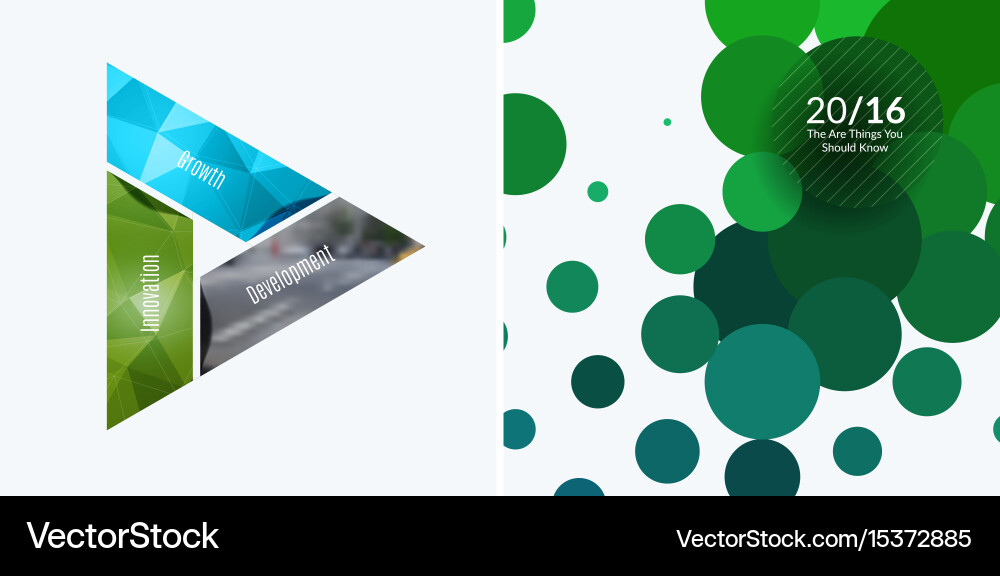 Abstract design elements for graphic layout Vector Image