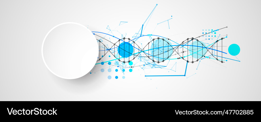Abstract dna background with plexus effect Abstract dna background with plexus effect vector image