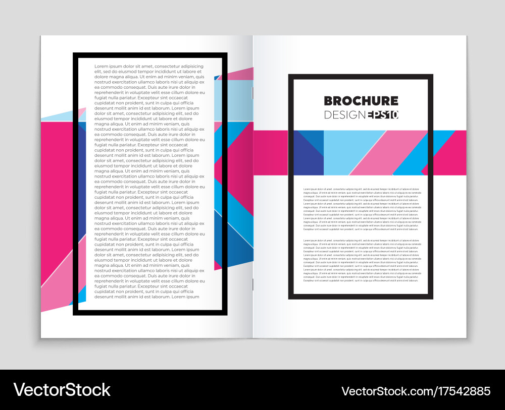 Abstract layout background set for art vector image