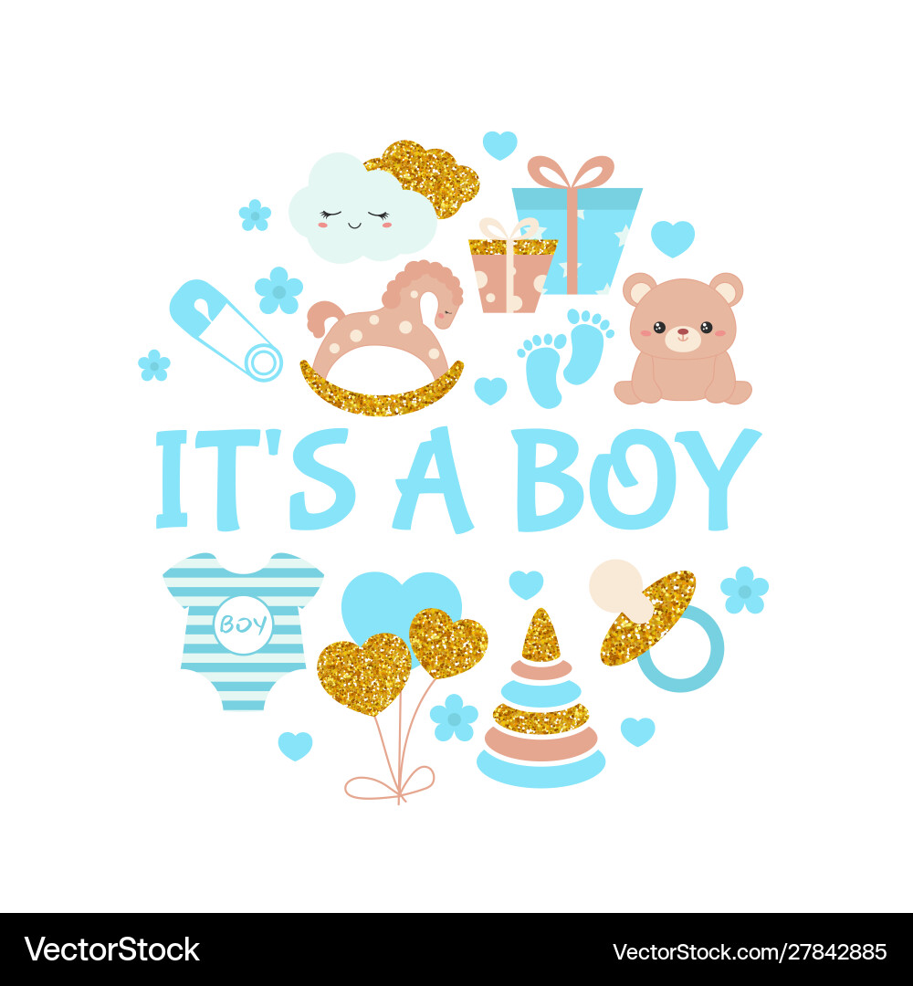 Babydusche Einladungskarte Babydusche Einladungskarte vektorbild
