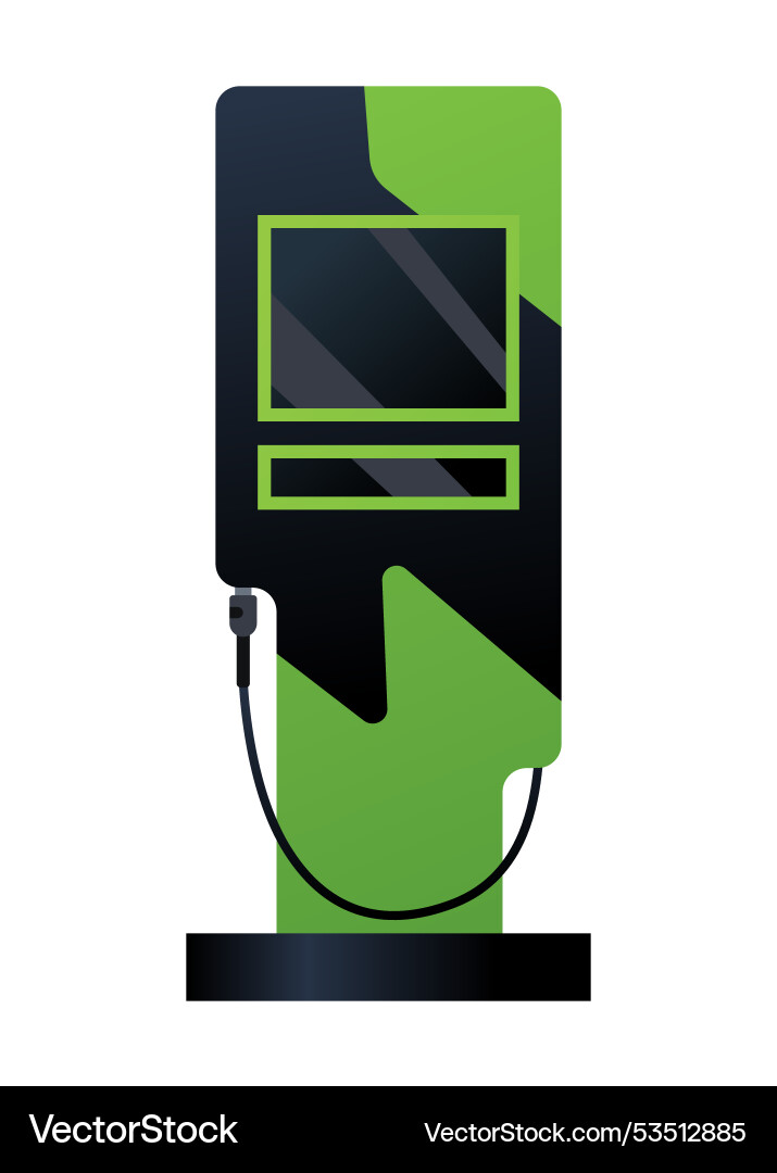 Car charger icon electromobile charging station Car charger icon electromobile charging station vector image