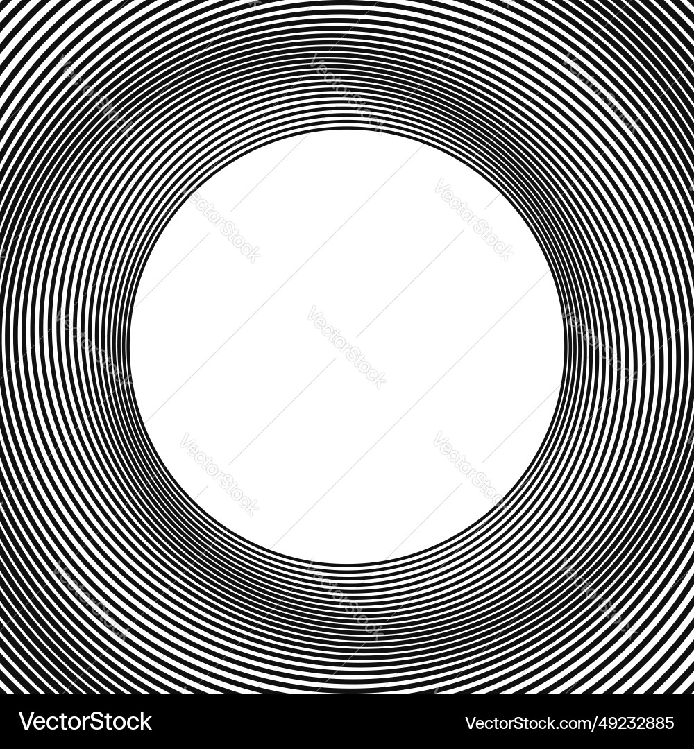 Dynamic geometric shape circle optical pattern Dynamic geometric shape circle optical pattern Vector Image
