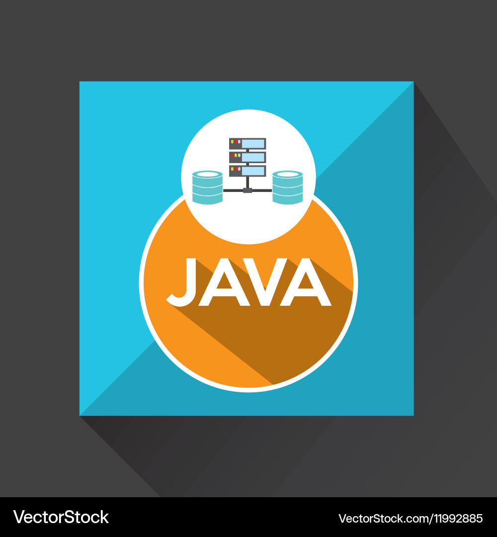 Java-Sprachdatenbasisspeicher vektorbild