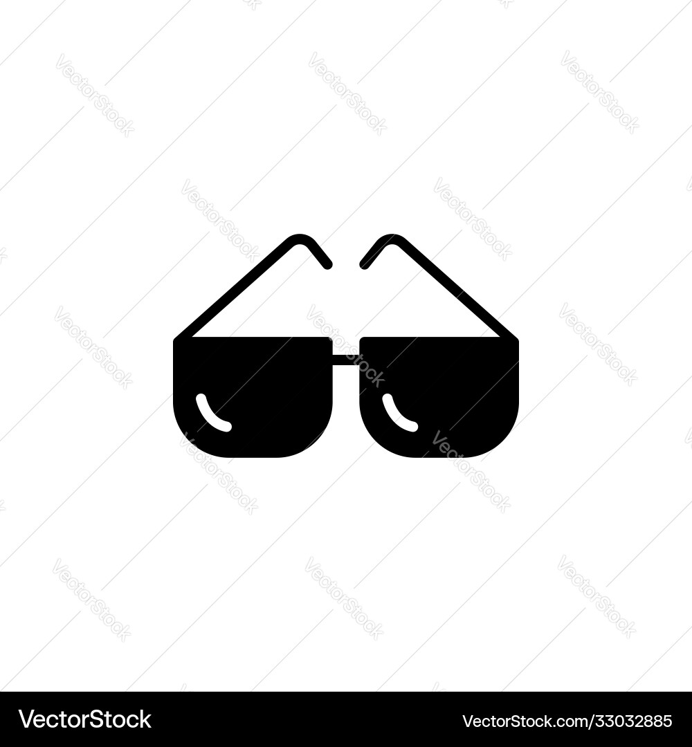 Sonnenbrillen-Ikonenbrille Zeichen Sonnenbrillen-Ikonenbrille Zeichen vektorbild