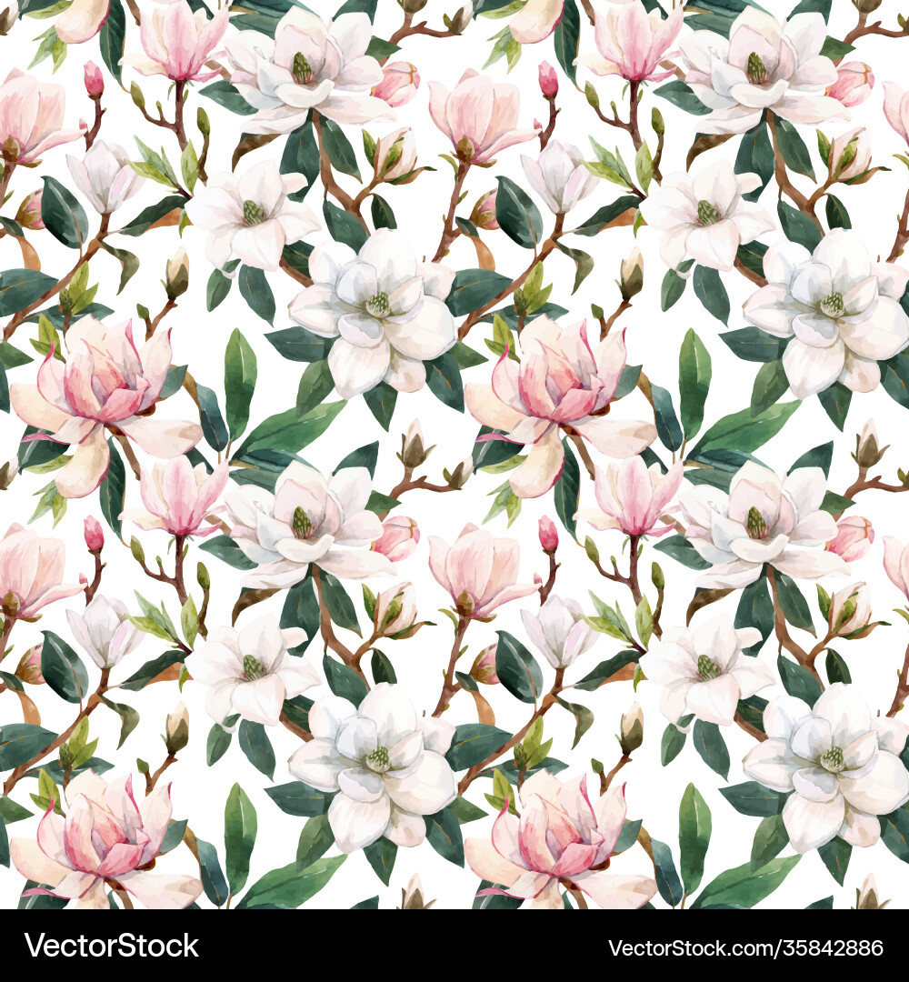 Beautiful seamless pattern with hand drawn Vector Image