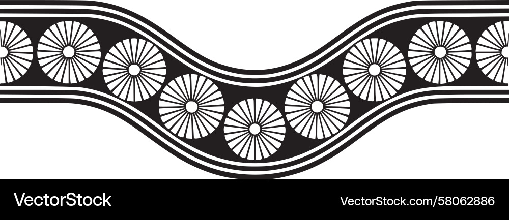Circular Wave Pattern Vector Image