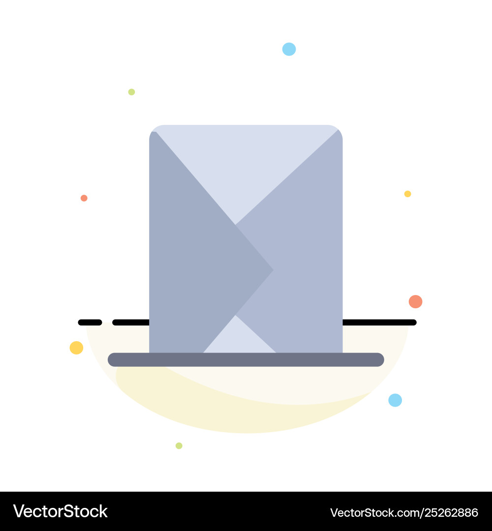 Email envelope mail message sent abstract flat Email envelope mail message sent abstract flat vector image
