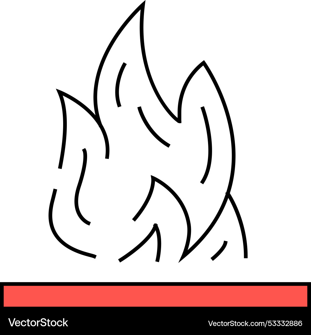 Flammable container icon color Flammable container icon color vector image
