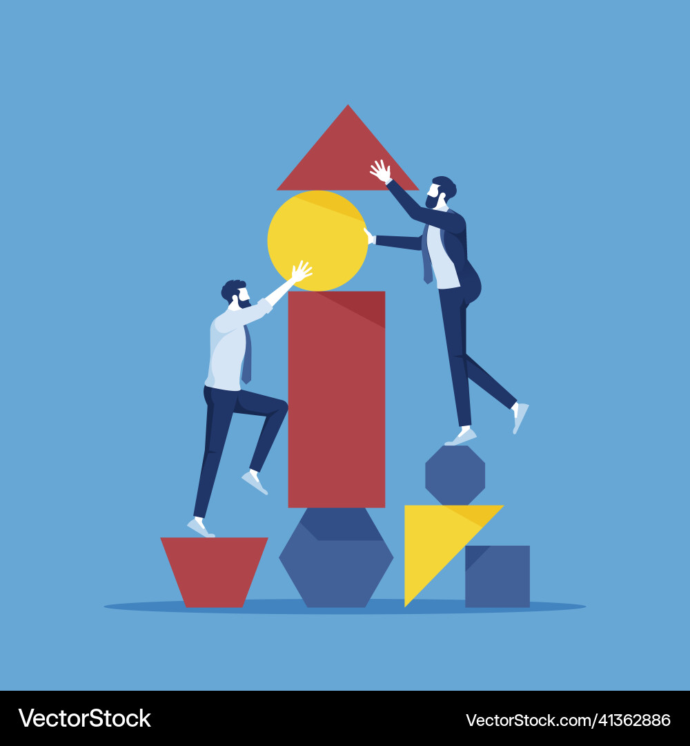 Konzept der Zusammenarbeit und Teamarbeit Konzept der Zusammenarbeit und Teamarbeit vektorbild