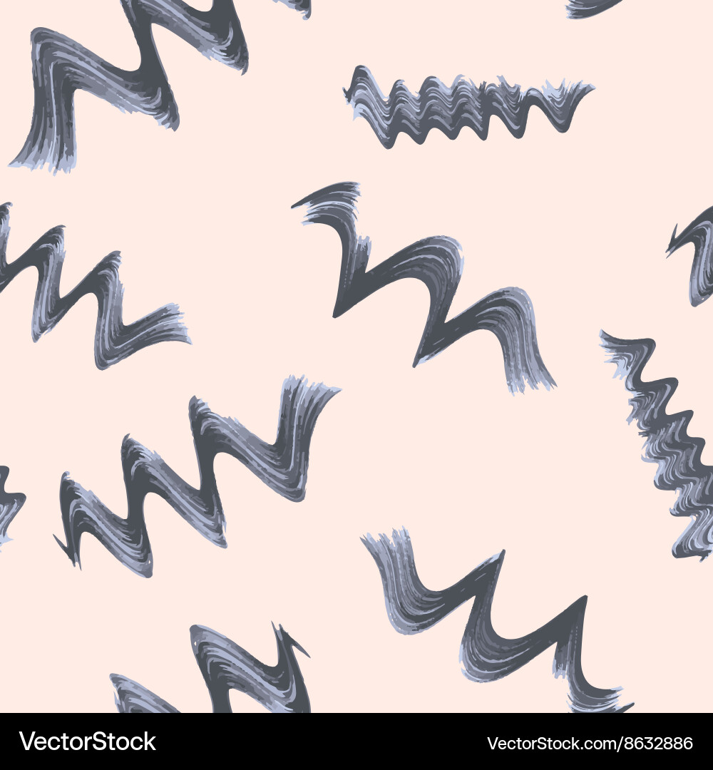 Seamless pattern with spiral curls Vector Image