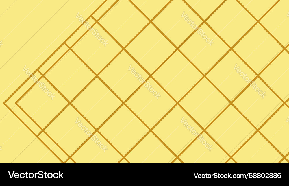 Subtle grid pattern on soft yellow background Vector Image