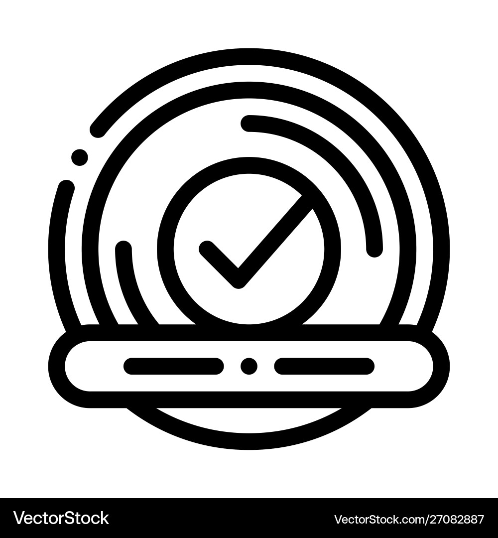 Approved button with text element icon Approved button with text element icon vector image