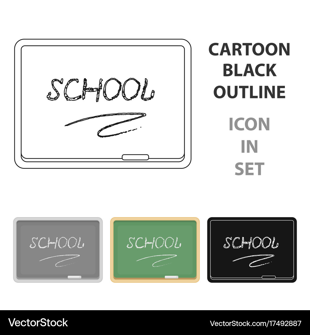 Blackboard with chalk and pointer board vector image