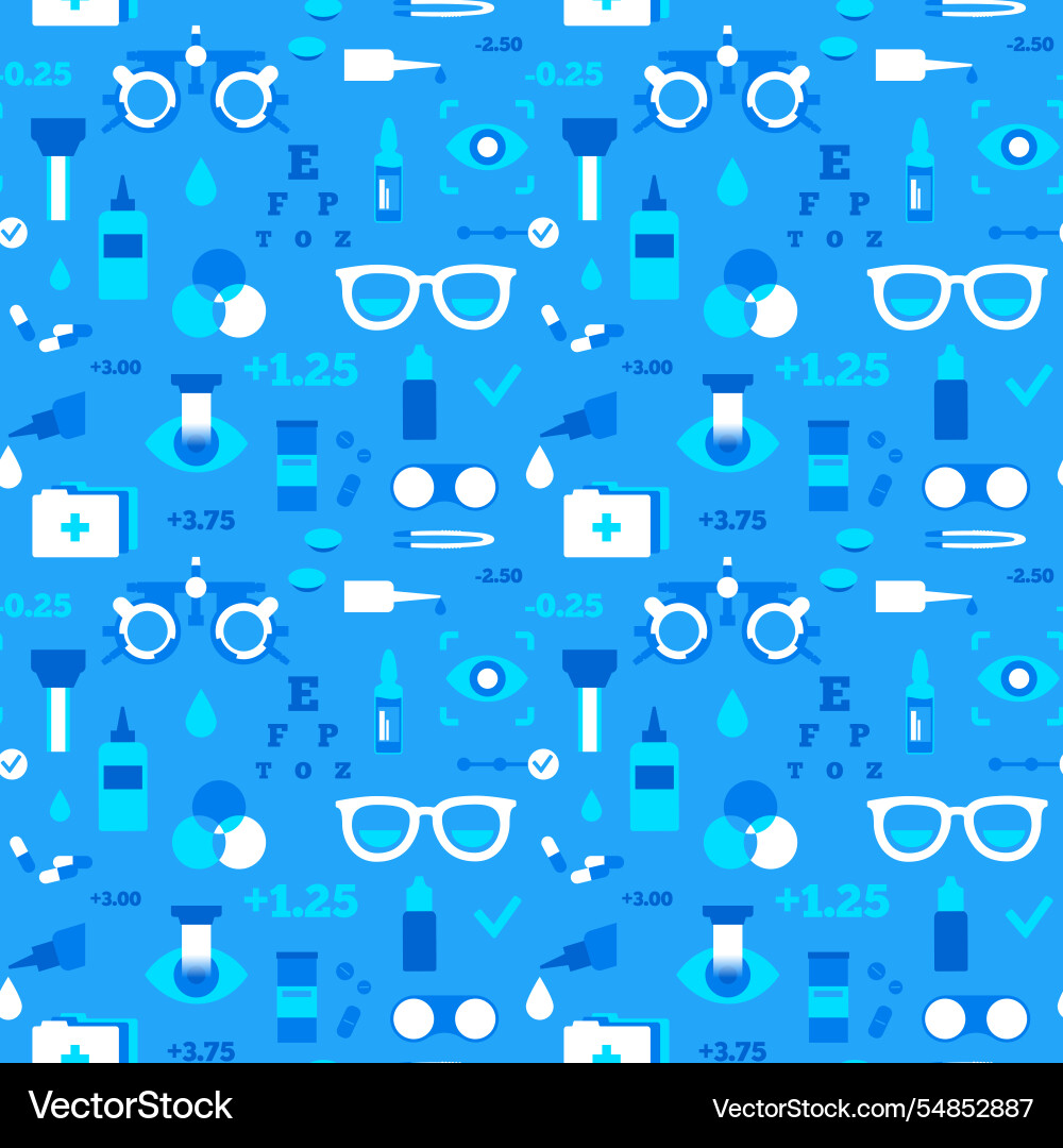 Eyesight examination pattern Eyesight examination pattern vector image