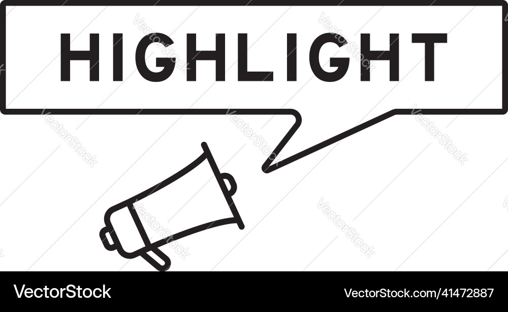 Megaphone icon with speech bubble in word Megaphone icon with speech bubble in word vector image