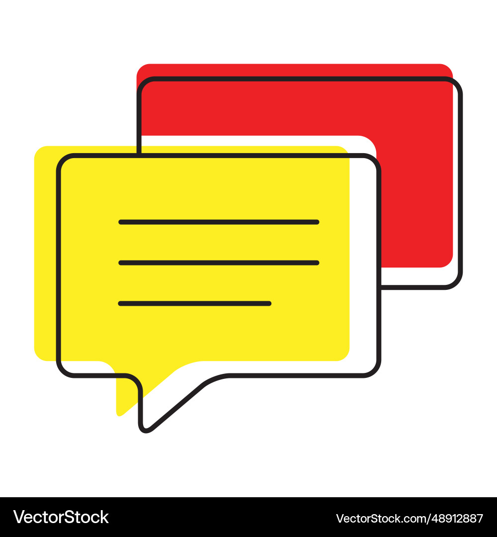 Message chat icon Message chat icon vector image