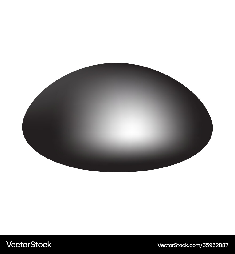 Minimal abstract shape isolated geometric object vector image