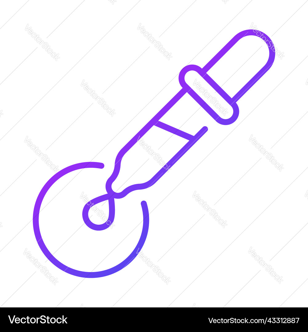 Pipette modern concepts design Vector Image