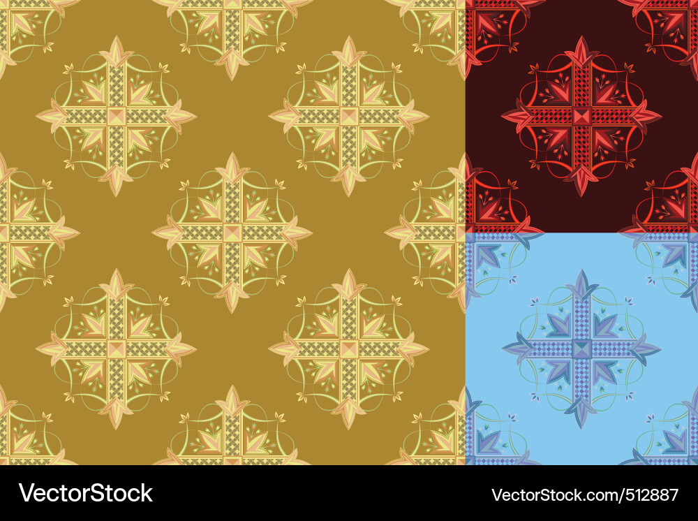 Royal pattern Vector Image